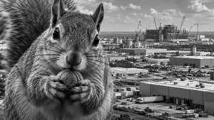 Giant-Squirrel-Over-Industrial-Construction-Site